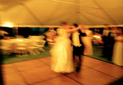Wedding Dance–Grosse Pointe, MI; Wedding Tent; Celebration